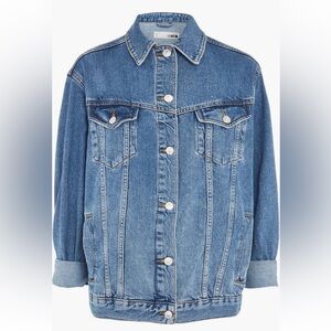 TOPSHOP OVERSIZED DENIM JACKER US 4
